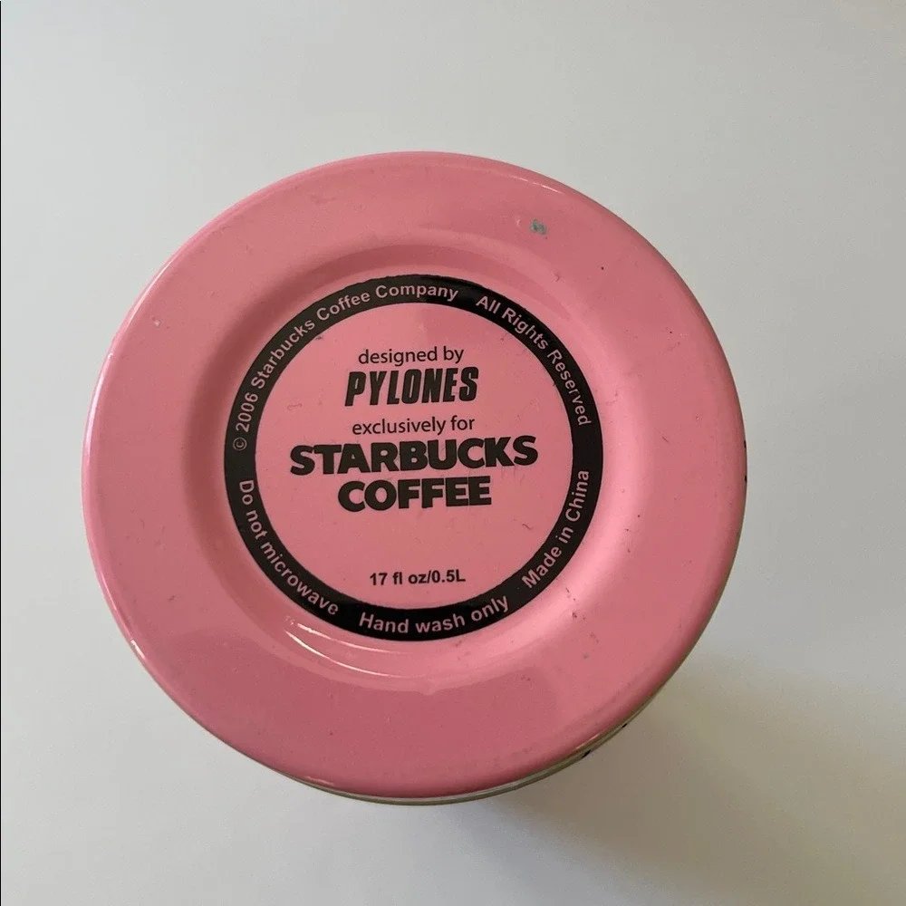 Vintage 2006 Starbucks 17oz Thermos Designed by Pylones‎